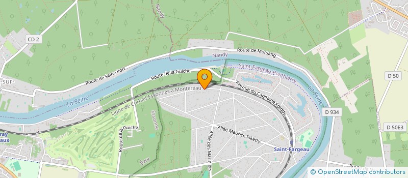 localisation de l'entreprise MADAME VIRIDIANA JACQUET  SAINT-FARGEAU-PONTHIERRY