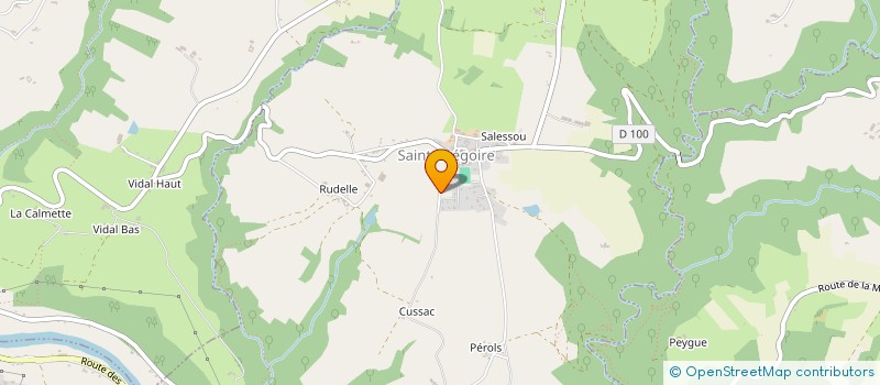 localisation de l'entreprise MADAME VIRIGINIE PALAFFRE  SAINT-GREGOIRE