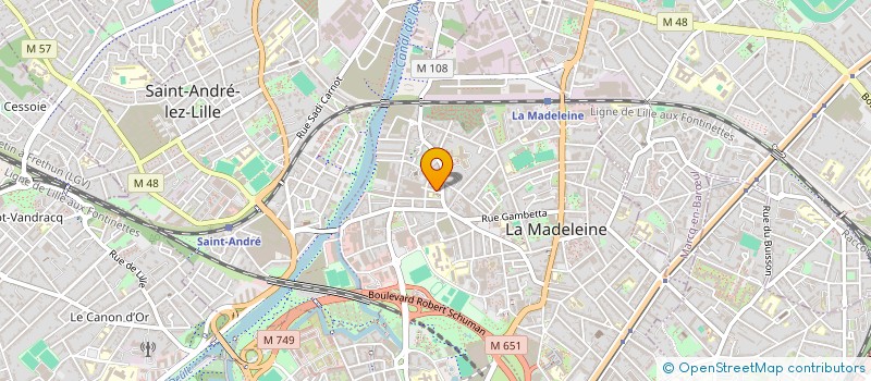 localisation de l'entreprise MADAME VIRIGINIE SAUCE à LA MADELEINE