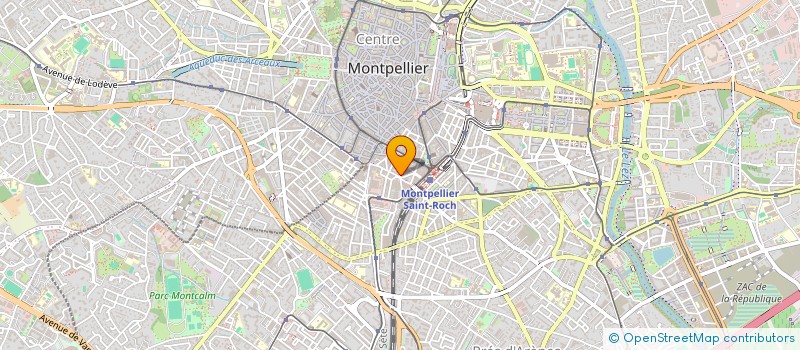 localisation de l'entreprise MADAME VIRNA DUPLESSIS à MONTPELLIER
