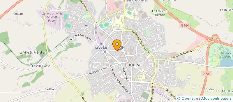 localisation de l'entreprise MADAME VIRNA MAHIEU à LOUDEAC