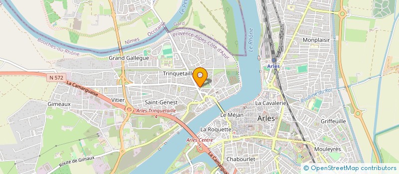 localisation de l'entreprise MADAME VIRTUDES SANCHEZ  ARLES