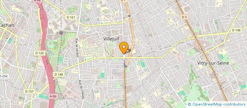 localisation de l'entreprise MADAME VISOUDA TAVELET  VILLEJUIF