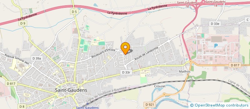 localisation de l'entreprise MADAME VITA SMYK à SAINT-GAUDENS
