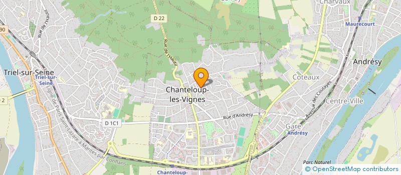 localisation de l'entreprise MADAME VITALINA BEJENARI à CHANTELOUP-LES-VIGNES