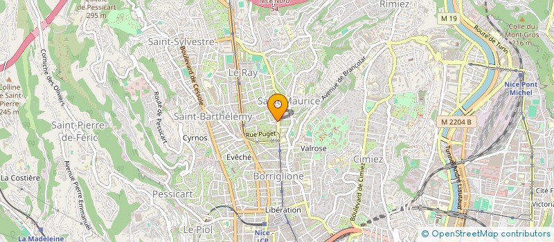 localisation de l'entreprise MADAME VITALINA LYSIUK à NICE