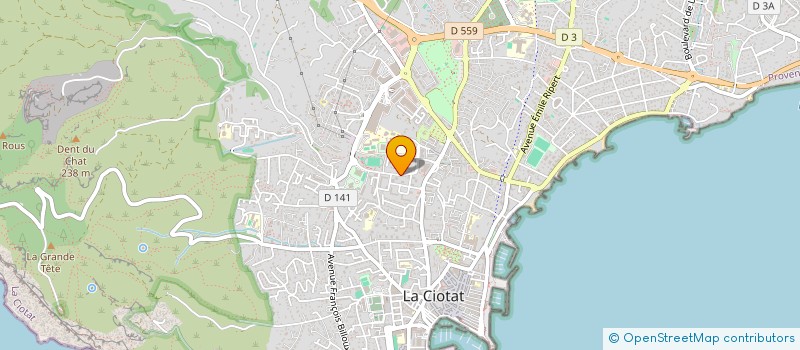 localisation de l'entreprise MADAME VITINA FICARA à LA CIOTAT