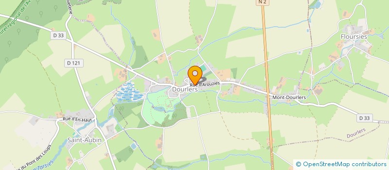localisation de l'entreprise MADAME VITRANT LECLERCQ à DOURLERS