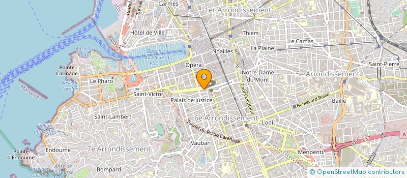 localisation de l'entreprise MADAME VITTORIA OUVRARD  MARSEILLE