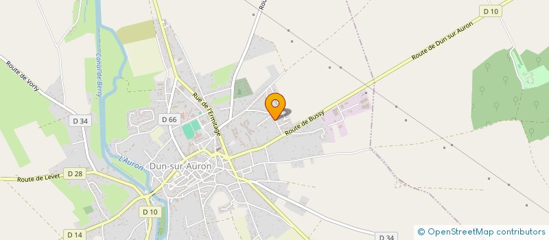 localisation de l'entreprise MADAME VITTORIA VALLEE  DUN-SUR-AURON