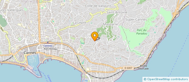 localisation de l'entreprise MADAME VIVEKA EDQVIST à CANNES