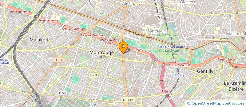 localisation de l'entreprise MADAME VIVIAN ASAPCHE à MONTROUGE