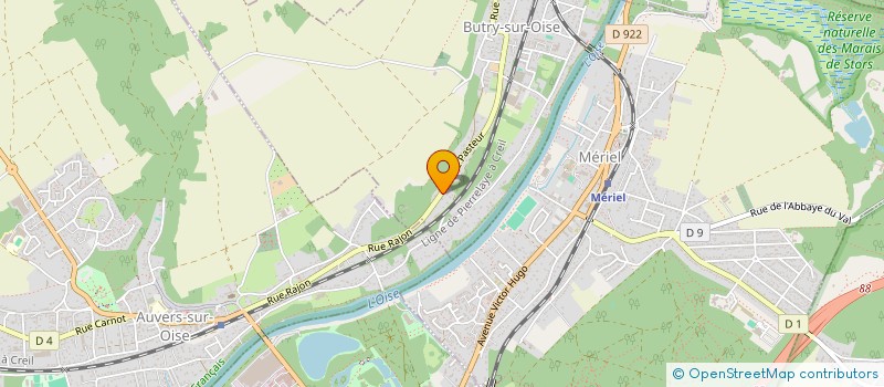 localisation de l'entreprise MADAME VIVIAN DA CONCEICAO PEREIRA  BUTRY-SUR-OISE