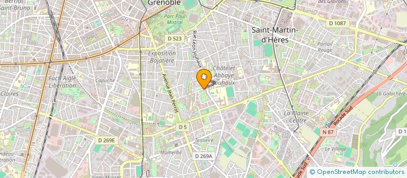 localisation de l'entreprise MADAME VIVIAN OMOZOGIE à GRENOBLE