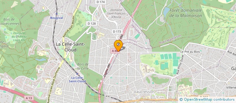 localisation de l'entreprise MADAME VIVIANA ANDELSMAN  LA CELLE-SAINT-CLOUD