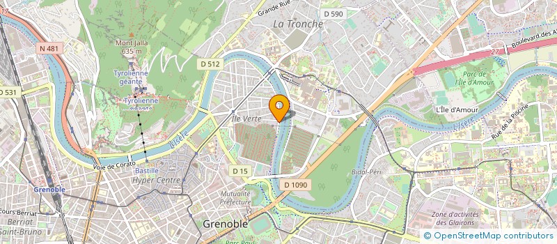 localisation de l'entreprise MADAME VIVIANA JOB à GRENOBLE