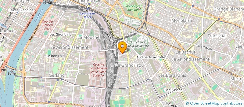 localisation de l'entreprise MADAME VIVIANA RIGA  LYON