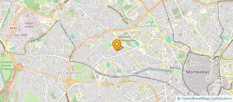 localisation de l'entreprise MADAME VIVIANA ROCCA à MONTPELLIER