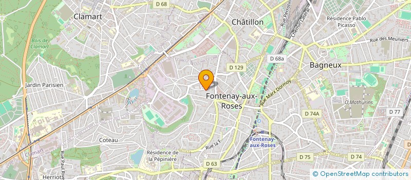 localisation de l'entreprise MADAME VIVIANA VARGAS à FONTENAY-AUX-ROSES