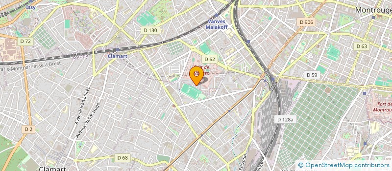 localisation de l'entreprise MADAME VIVIANE AFIDEMAFA DENKE  MALAKOFF