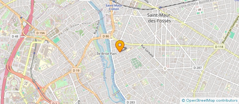 localisation de l'entreprise MADAME VIVIANE ALRIC à SAINT-MAUR-DES-FOSSES