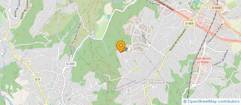 localisation de l'entreprise MADAME VIVIANE ANNE MARIE  MOUANS-SARTOUX