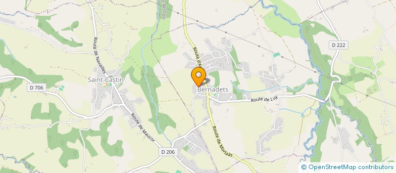 localisation de l'entreprise MADAME VIVIANE ARROUMEGA  BERNADETS