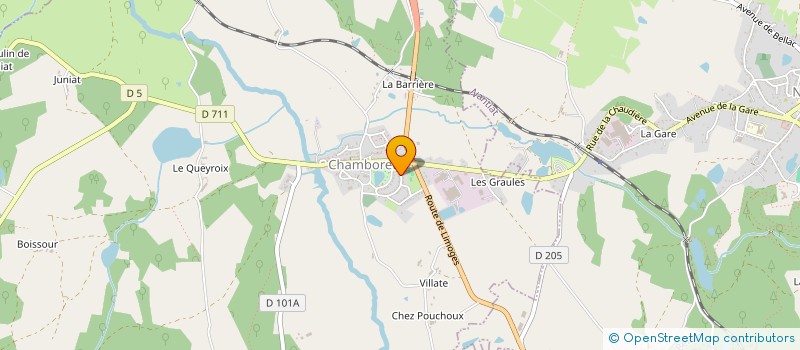 localisation de l'entreprise MADAME VIVIANE BAROIS à CHAMBORET