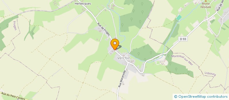 localisation de l'entreprise MADAME VIVIANE BELVAL  VERCHIN