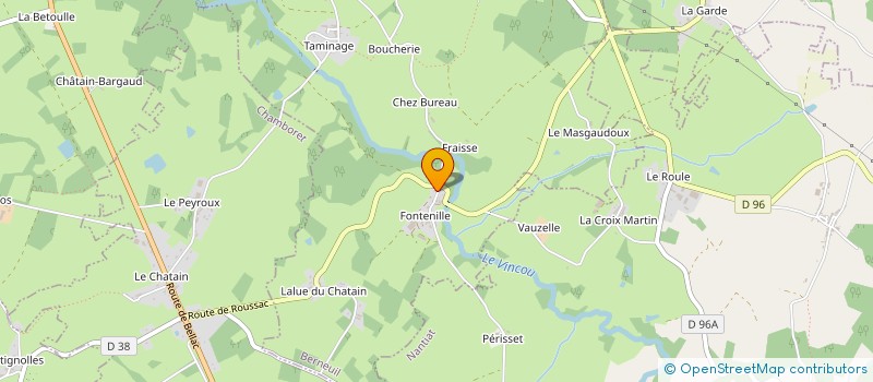 localisation de l'entreprise MADAME VIVIANE BERTHOMIER à BERNEUIL