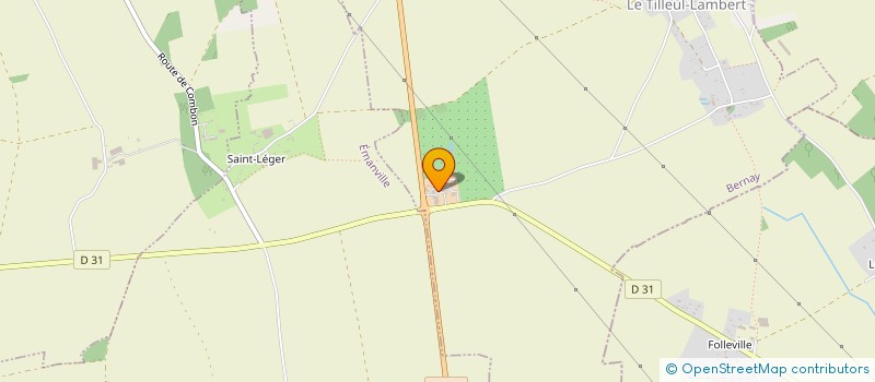 localisation de l'entreprise MADAME VIVIANE BESNARD  LE TILLEUL-LAMBERT