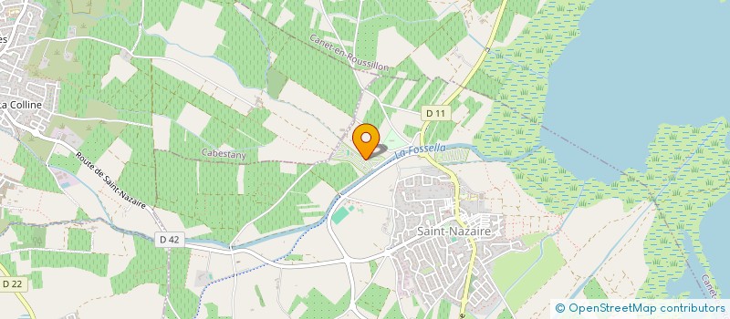 localisation de l'entreprise MADAME VIVIANE BESOZZI  SAINT-NAZAIRE