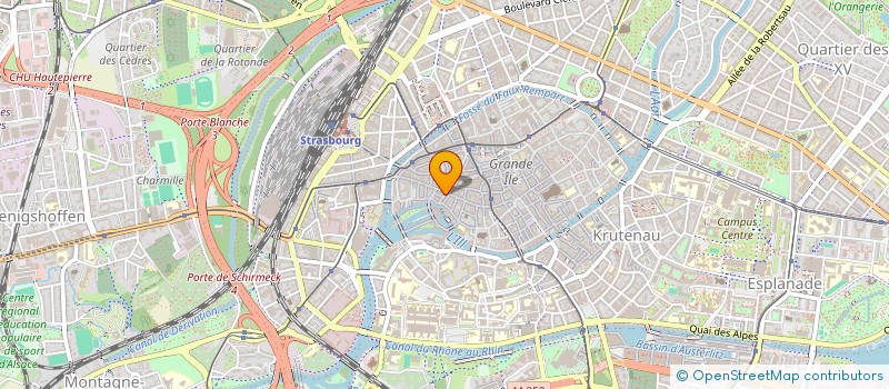 localisation de l'entreprise MADAME VIVIANE BIHR à STRASBOURG