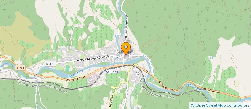 localisation de l'entreprise MADAME VIVIANE BLIN  SAILLANS