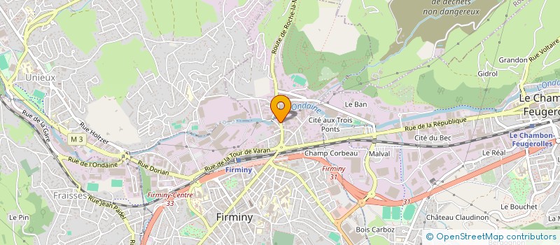 localisation de l'entreprise MADAME VIVIANE BOUCHUT à FIRMINY