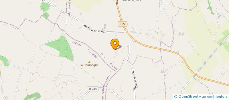 localisation de l'entreprise MADAME VIVIANE CARRIERE  MARTAINVILLE