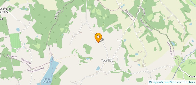 localisation de l'entreprise MADAME VIVIANE CHABRONNERIE  TOURLIAC