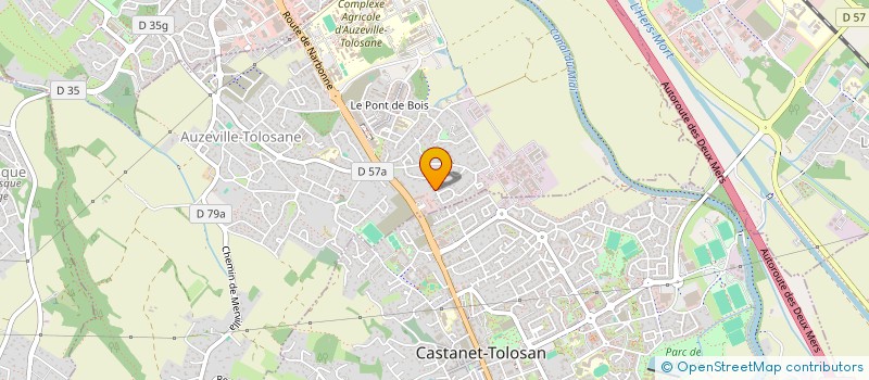 localisation de l'entreprise MADAME VIVIANE CHAPIN  AUZEVILLE-TOLOSANE