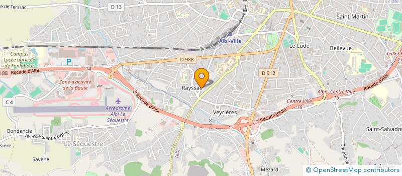 localisation de l'entreprise MADAME VIVIANE CHARITAT  ALBI