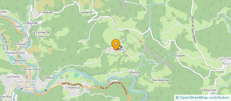 localisation de l'entreprise MADAME VIVIANE CHAVANON  SAINT-MARTIN-DE-VALAMAS