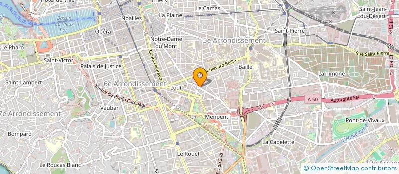 localisation de l'entreprise MADAME VIVIANE CHEMLA à MARSEILLE