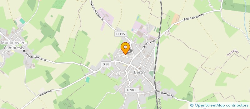 localisation de l'entreprise MADAME VIVIANE COLLET à BERTRY