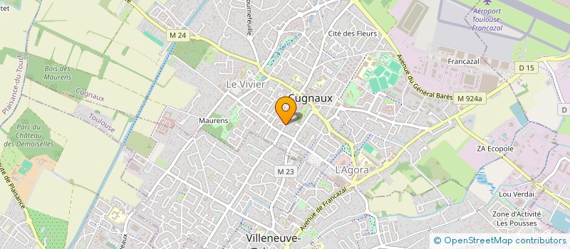 localisation de l'entreprise MADAME VIVIANE DE MIRANDA ANDRADE à VILLENEUVE-TOLOSANE