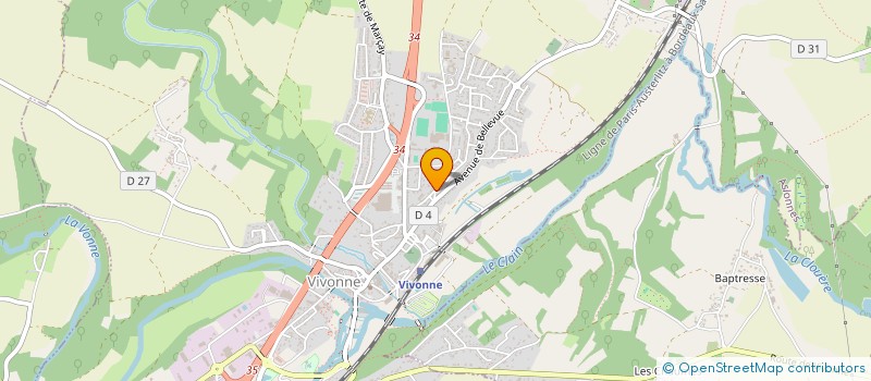 localisation de l'entreprise MADAME VIVIANE DEBENEST  VIVONNE