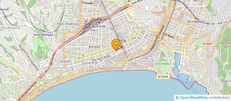 localisation de l'entreprise MADAME VIVIANE DEGOUL à NICE