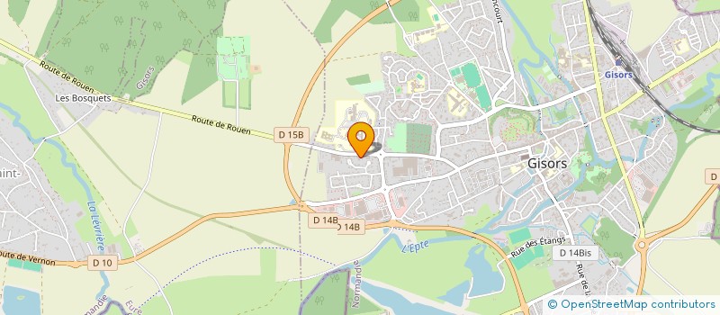 localisation de l'entreprise MADAME VIVIANE DELOFFRE à GISORS