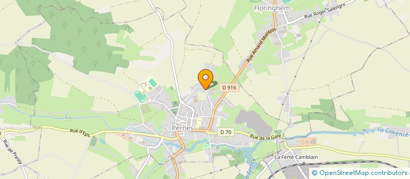 localisation de l'entreprise MADAME VIVIANE DEPLANQUE  PERNES