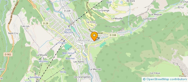 localisation de l'entreprise MADAME VIVIANE DEPROST à MORZINE