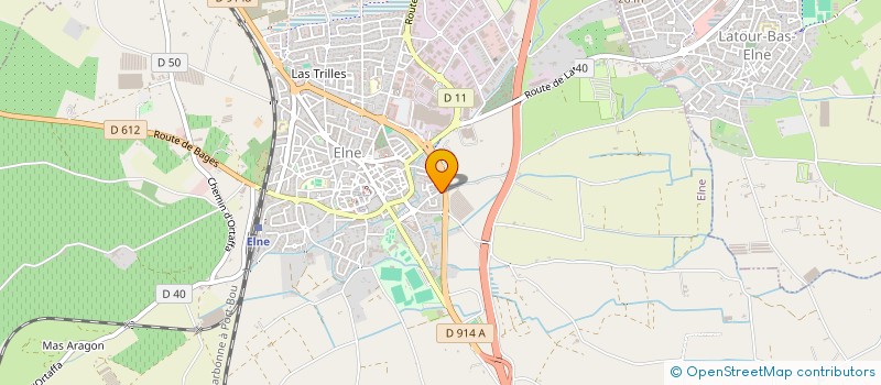 localisation de l'entreprise MADAME VIVIANE DEROUIN  ELNE