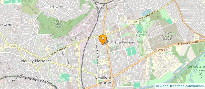 localisation de l'entreprise MADAME VIVIANE DEVAUX à NEUILLY-SUR-MARNE